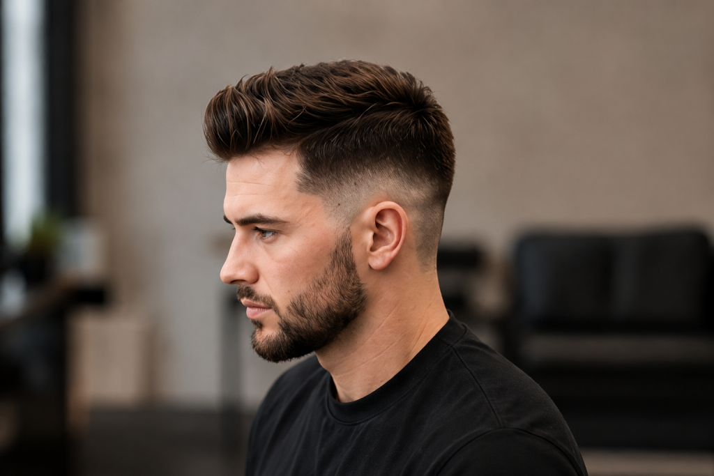 Strzyżenie męskie wykonane w Monika Hair Therapy & Barber w Lublinie